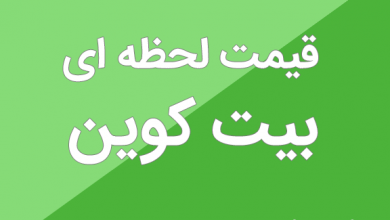 قیمت لحظه ای بیت کوین