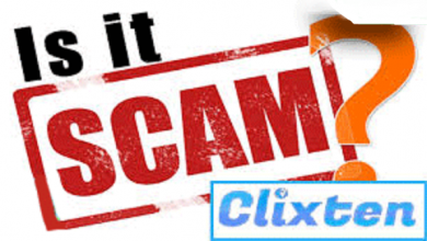 سایت کلیک کلیکس تن clixten اسکم است