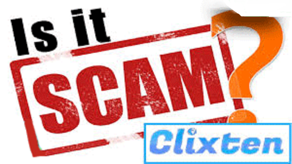 سایت کلیک کلیکس تن clixten اسکم است